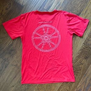 Envy Wheels Red White Graphic Tee RARE HTF T-Shirt